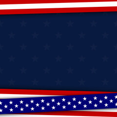 American flag background for any event