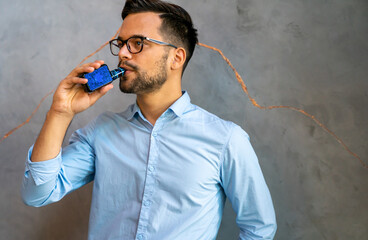 Smoking and vaping may be unhealthy and addictive and pose health risk to lung