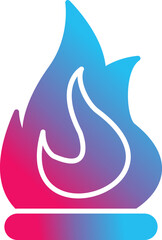 Naklejka premium Fire Icon