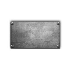metal plate with screws - 528925876