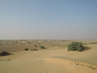Jaisalmer is located in the Thar Desert in Rajasthan. So it is obvious that during summer the mercury will rise very high.