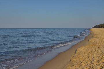 The Baltic Sea and the beach