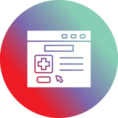 Fototapeta premium Browser Icon