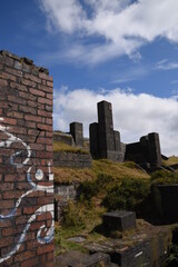 the abandoned quarry at the top of Clee hill