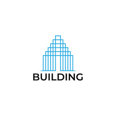 modern building logo vector design template