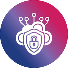 Cloud Security Icon