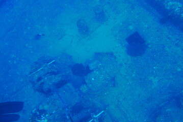 The Seatiger shipwreck when SCUBA diving off of Oahu. Wreck diving adventures with Oahu Diving, your wreck dive specialist.