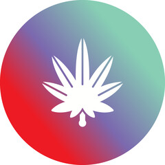 Obraz premium Weed Icon