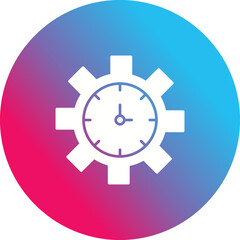 Time Management Vector Icon Set