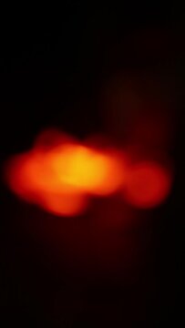 Blurred red orange color flame art video backgrounds