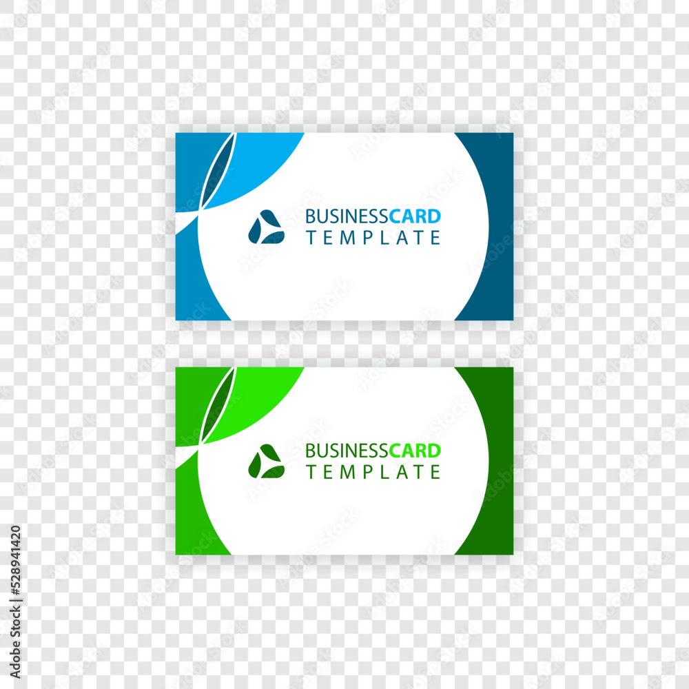 Poster business card vector design with a simple pattern.