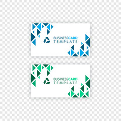 Minimalist business card template. Eeasy to edit vector design.