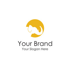 elephant premium jungle animal logo