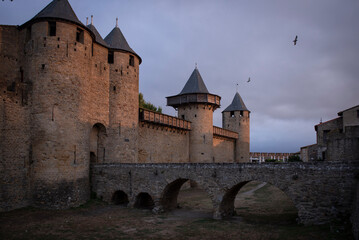 Fototapeta na wymiar the city of Carcassonne, France