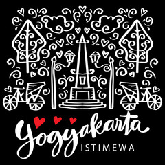  Doodle Of Yogyakarta City Of Indonesia 