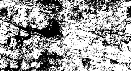 Grungy cragged bumpy pitted cavity stone facade, split layer gap.Ruined cracked shattered worn rough hiking canyon.Old ragged grunge steep marble cliff. Grand vintage crannied damaged impressive gorge