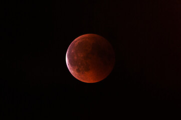 Eclissi Luna Rossa