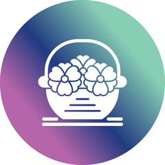 Flower Basket Icon