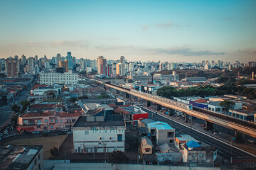 Fototapeta premium Avenida cruzeiro do Sul e Avenida Voluntários da Pátria
