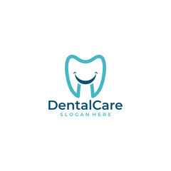 dental care logo vector illustration