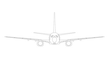 Avión de pasajeros bimotor B-737