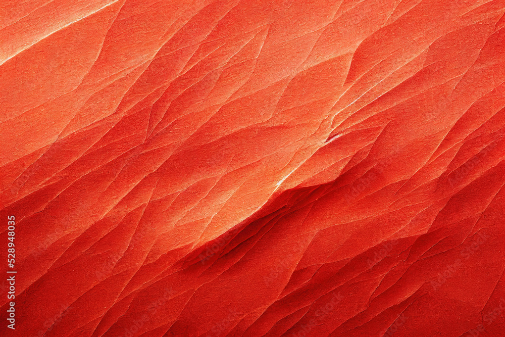 Poster background texture red crumpled paper abstraction.