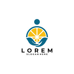 lemon logo vector design illustration