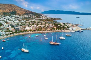 Beautiful landscape of Bodrum, Turkey