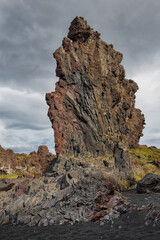 Erstarrte Lava auf Island