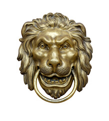 old style lion's head knocker