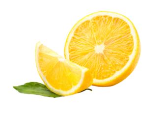 lemon isolated on transparent background,