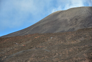 Ätna mit Wandergruppe
