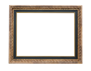 Wooden vintage frame