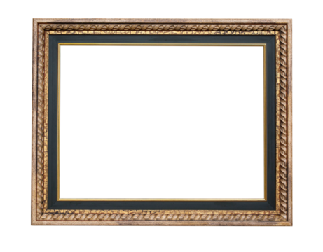 Wooden vintage frame