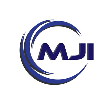 MJI letter logo design on background MJI creative initials letter logo concept. MJI letter design

