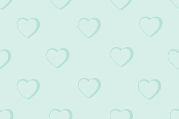 Green pastel heart texture love pattern