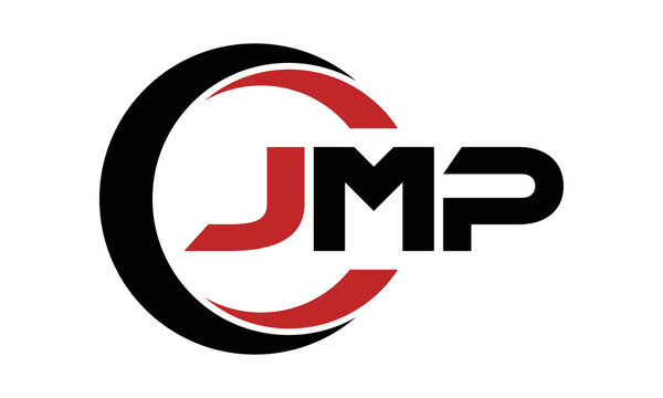 JMP three letter swoosh logo design vector template | monogram logo | abstract logo | wordmark logo | letter mark logo | business logo | brand logo | flat logo | minimalist logo | text | word | symbol