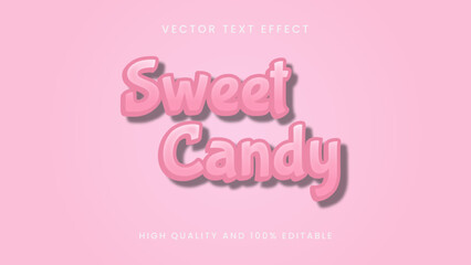 sweet candy text effect