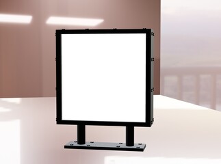 Fototapeta premium 3D Sign Mockup Premium Photo