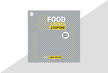 Food Menu Banner Template