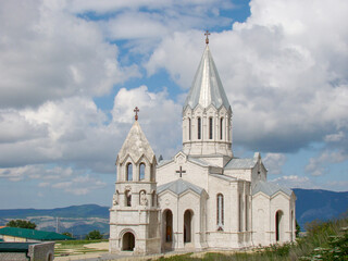 Church of Surb Amenaprkich Ghazanchetsots in the city of Shushi, Nagorno-Karabakh. Artsakh