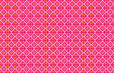 Fototapeta premium Abstract geometric pattern, Geometric ethnic oriental pattern traditional, design for wallpaper,fabric,curtain,carpet,clothing,Batik,wrapping, Geometric vector illustration, Embroidery style.