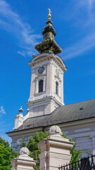 Fototapeta na wymiar Saint George Cathedral in Novi Sad, Serbia