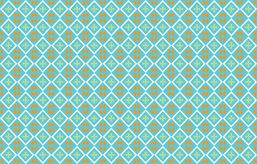 Fototapeta premium Abstract geometric pattern, Geometric ethnic oriental pattern traditional, design for wallpaper,fabric,curtain,carpet,clothing,Batik,wrapping, Geometric vector illustration, Embroidery style.