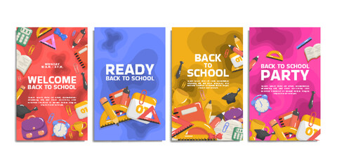 Back to School Social Media Stories Collection