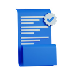 Payment Bills with checkmark sign