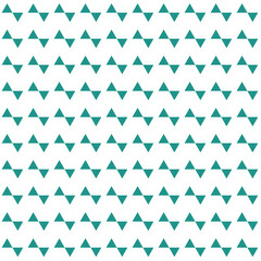 Geometric seamless pattern green emerald white triangle background, vector illustration for decoration and design