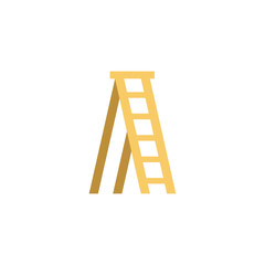 Multi task Ladder icon in color, isolated on white background 