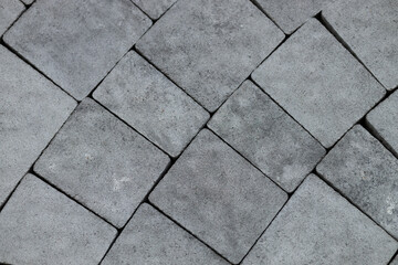Gray concrete stone pavement texture background