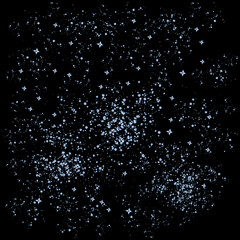 Light effect with many glitter particles